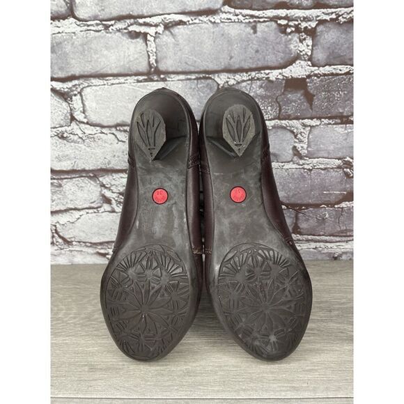 Camper Alicante Brown Leather Lace Up Heel Ankle Boots Women’s Sz 38EU/7.5M US - Picture 12 of 16